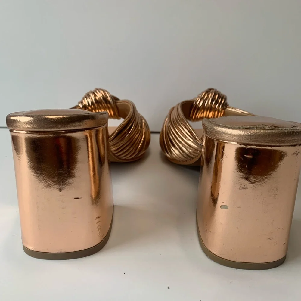 Jeffrey Campbell Metallic Bronze Heels - Picture 7 of 11